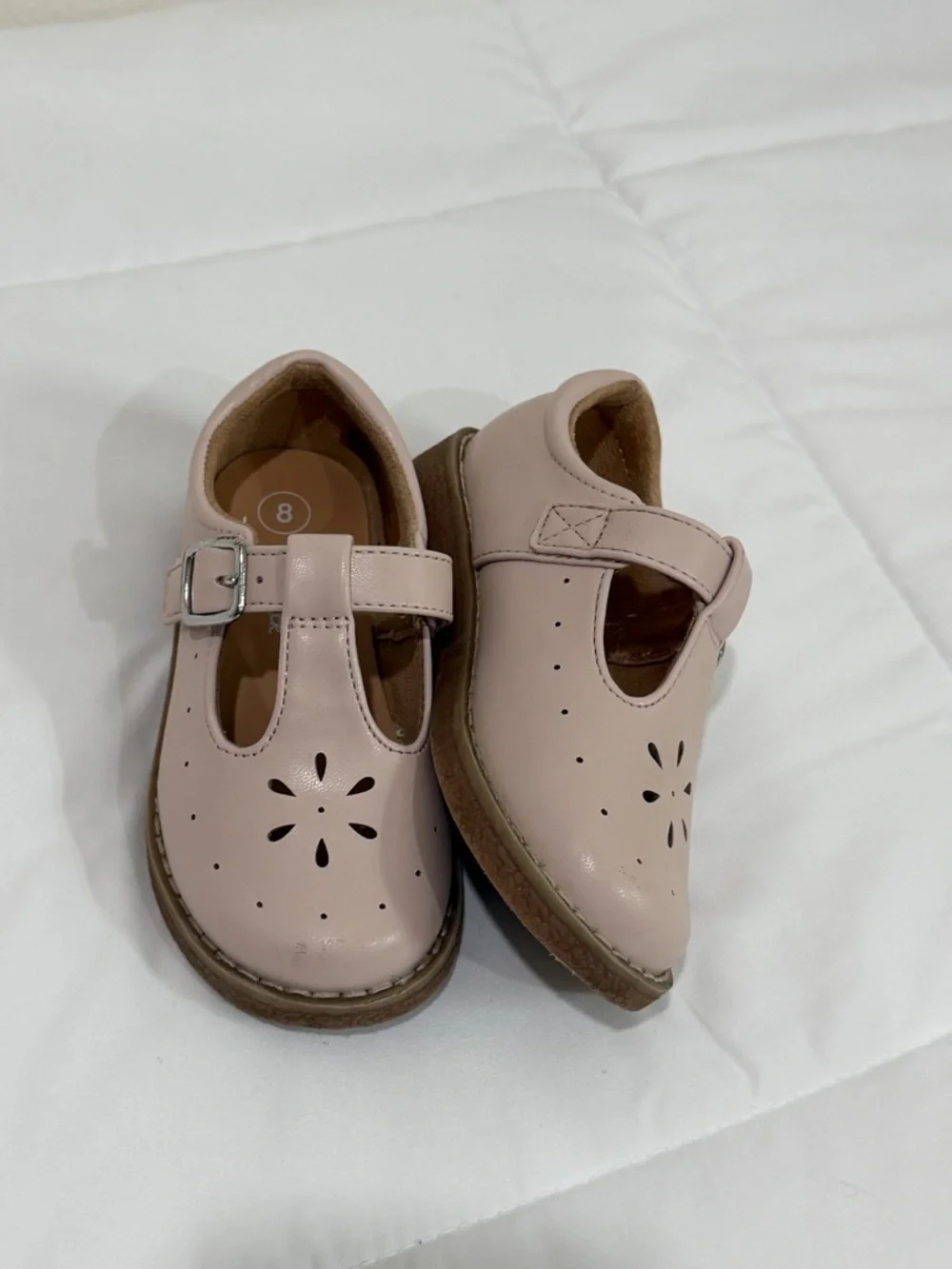 Cat & Jack Toddler T-Strap Dress Shoes - Blush Pink